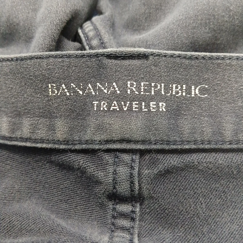 Banana Republic‎ Traveler Pants Men 33 Slim Fit Blue Jeans Wash 33x34
